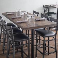Lancaster Table Seating 30 X 72 Recycled Wood Butcher Block Table Top With Espresso Finish Butcher Block Tables Butcher Block Table Tops Block Table