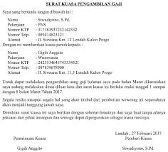 Contoh Surat Kuasa Pengurusan Stnk Hilang Kumpulan Surat Penting