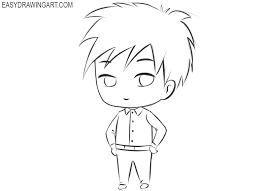 How To Draw A Chibi Character - Easy Drawing Art