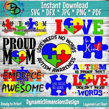 Download 38 autism awareness free vectors. Autism Svg Autism Bundle Love Needs No Words Svg Puzzle Svg Heart Puzzle Dxf Png Autism Awaren In 2020 Making Shirts Svg Transfer Paper