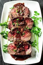 Sprinkle entire surface of beef tenderloin with coarse kosher salt. Beef Tenderloin Roast With Red Wine Sauce Chew Out Loud