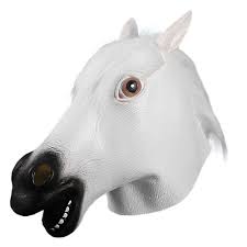 White Horse Mask Creepy Horse Head Mask,Rubber Latex Animal Mask,Novelty  Halloween Costumes Horseman Mask - Buy Latex Head Mask,Halloween  Accessories Mask,Cosplay Masks Product on Alibaba.com