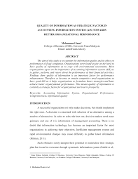 Etika holdings have established distribution network across malaysia, with over 40,000 direct customers. Pdf Quality Of Information As Strategic Factor In Accounting Information System Ais Towards Better Organizational Performance