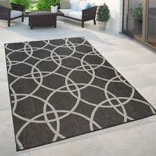 So wirkt ein schwarzer teppich in deiner wohnung: Teppich Outdoor Balkon Flur Kreis Design Teppich De