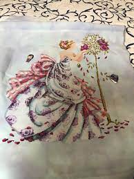 As all stitchers know, cross stitching is a labor of love and massive dedication. Wip Roses Of Provence By Mirabilia Cross Stitches Complete On To The Back Stitching And Beadwork Yay Crossstitch