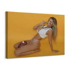 TOYOCC Perfect Curves Mikayla Demaiter Sexy Model Art Poster (5) Canvas  Poster Wall Art Decor Print Picture Paintings for Living Room Bedroom ...
