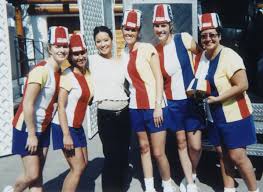 Hot on a stick is under construction in duckburg. 1970s Hot Dogger
