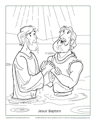 Use the baptism of jesus (wph) coloring page as a fun activity for your next children's sermon. Jesus Baptism Coloring Page Children S Bible Activities Sunday School Activities For Kids
