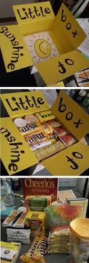 This cute box of sunshine gift idea is an easy and thoughtful way to let someone know you care. Box Of Sunshine Care Package Gift Ideas Unicorn Dreaming