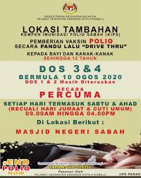 Get pos laju kk contact number, operation and collection hours detail now! Vaksin Polio Percuma Di Kota Kinabalu