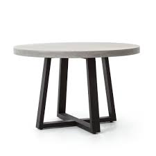 A dining table is where you enjoy a cup of coffee first thing in the morning spread out homework for the next day and where you gather the family for a warm meal to catch up with each other's lives. 48 Inch Round Dining Table In Iron And Resin English Country Home