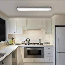The sparkle of blown glass, paired with the gleam of polished chrome, give this ceiling mount a modern elegance. Hampton Bay 48 In X 10 In Rectangle Led Flush Mount Ceiling Light With Wide Brushed Nickel Border Dimmable 3000 Lumens 4000k 54607141 The Home Depot