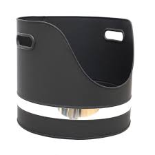 Norfolk match holder with matches. Contemporary Black And Silver Log Bucket By Dibor Notonthehighstreet Com