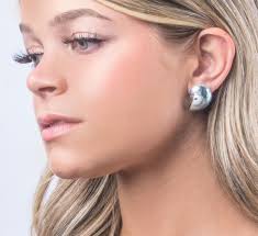 Mini Nautilus Shell Earrings