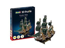 Revell Pirate Ship 3d Puzzle 24pc Jigsaw Puzzle From Jigsaw Puzzles Direct Order Today And Get Free Delivery