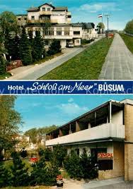 Unterkunft ist am strand oder genau daneben. Ak Ansichtskarte Buesum Nordseebad Hotel Schloss Am Meer Kat Buesum Nr Kn32680 Oldthing Ansichtskarten Schleswig Holstein