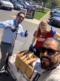 Food delivery for hospital patient at UC Davis