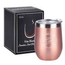 Commemorate your loved one turning 40 with this milestone birthday bracelet. 1980 40th Birthday Gifts Vintage 1980 40 Year Old Presents For Men Women Wine Tumbler 12 Oz Insulated Stainless Steel Buy Online In India At Desertcart In Productid 172931521