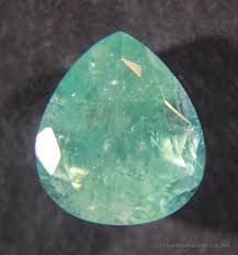 Euclase Is A Mineral Which Is Usually Found As Colourless Pale Green Or Deep Blue Crystals This Stunning Greenish Blue Mater Euclase Rare Gemstones Gemstones