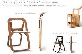 folding chair made from a single piece of wood desile folding chair by christian desile folding chair wooden living room furniture chair