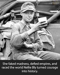 In 1885, 18-year-old Elizabeth Cochrane of Pittsburgh read an article claiming women belonged only in the home. Furious, she wrote a rebuttal so sharp that the editor offered her a job—and a