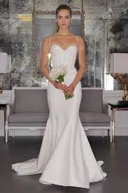 Silk Crepe Wedding Gown With Corset Bodice And Fluted Skirt Romona Keveza Wedding Dresses Wedding Dresses Dream Wedding Dresses