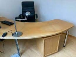 Kleiner schreibtisch vom schreiner, 109 breit, 65 tief. Schreibtisch Halbrund Buromobel Gebraucht Kaufen Ebay Kleinanzeigen