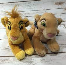 Vintage The Lion King Plush Baby Simba Nala Set By Applause 1990s Disney Baby Simba Baby Plush Simba And Nala