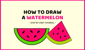 Download now (png format) my safe download promise. How To Draw A Watermelon Plus A Free Coloring Page Craftsonfire