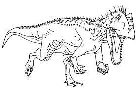 There are tons of great resources for free printable color pages online. Coloring Page Jurassic World Camp Cretaceous Indominus Rex 7