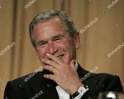President George W Bush Laughs Reaction ...