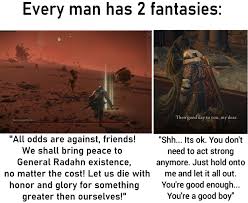 Every man has 2 fantasies: Starscourge Radahn All odds are against,  friends! We shall bring pe  Fia (Elden Ring) :: Fia (Elden Ring) :: Elden  Ring :: Elden Ring :: Dark