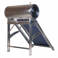 Sončni solarni grelnik vode 100L heat pipe tlačni z 10 ...