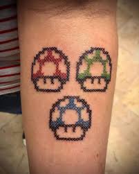 This is a christmas wreath stylized as a quiet holiday town. Top 45 Best Cross Stitch Tattoo Ideas 2021 Inspiration Guide