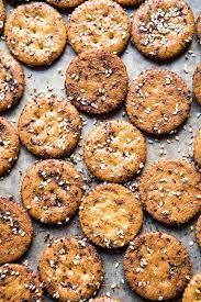 Addicting Baked Seasoned Ritz Crackers Half Baked Harvest Recipe Summer Appetizers Easy Homemade Crackers Savory Snacks