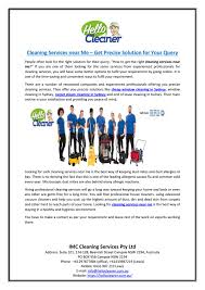 .'software development company near me', companies look for a smooth and seamless relationship, which is where the 'near me' approach comes into play. Cleaning Services Near Me Get Precise Solution For Your Query By Hello Cleaner Issuu