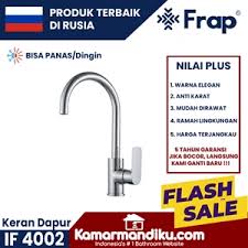 Membersihkan piring dan peralatan makan lainnya merupakan hal yang penting karena alasan estetika dan kebersihan. Jual Frap Kran Dapur Keran Cuci Piring Mixer Panas Dingin If 4002 Garansi Kamar Mandiku Com Jakarta Indotrading