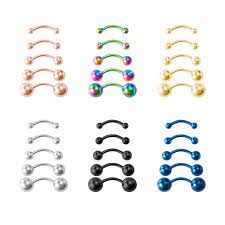 Anel De Banana Com Sobrancelha De Aco Cirurgico 5 Tamanhos Anel Tragus Da Orelha Da Cartilagem Helix Barra De Piercing Do Mamilo Punk Multiuso Joias Para O Corpo Aliexpress