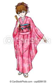 But today, a number of designers are taking inspiration from its traditional shape, says liza foreman. Japanese Traditional Costume Cartoon Style Illustration Of Japanese Woman In Traditional Costume Canstock