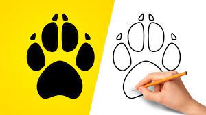 We hope you got a great result. How To Draw A Dog Paw Print Step By Step Youtube