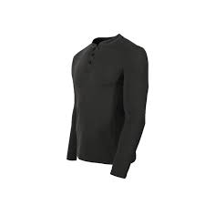 Huntsman Henley Men 100 Merino Wool Jersey Base Layer Long Sleeve Midweight Top Out Door Warm Thermal Tad Style Clothes Shirt