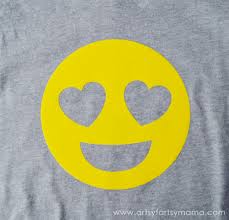 Download Diy Heart Eyes Emoji Shirt Artsy Fartsy Mama