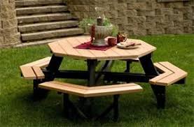 Berlin Gardens Octagon Poly Picnic Table Octagon Picnic Table Picnic Table Plans Octagon Picnic Table Plans