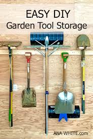 A shelf revisited garden tool storage. Garden Tool Storage Ana White