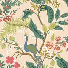 Peacock 27' x 27 wallpaper roll online from wayfair, we make it as easy as possible for you to find out when your product will be delivered. Peacock Wallpaper By Rifle Paper Co Lelands Wallpaper