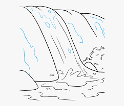 How to draw waterfall scenery with penwelcome to komang art.do not forget:•subscribe •like•coment•share thank you!!#drawingwithpen#drawingscenery#howtodrawsc. How To Draw Waterfall Easy To Draw Water Fall Hd Png Download Kindpng