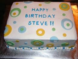 Birthday Cake For Teenager Boy 9x13 Rectangular Cake With Various Size Circle Cutouts Some Circles Cakepins Com Sweet Birthday Cake Cake Sizes Cake