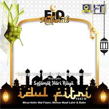 Bagaimana cara menggunakan twibbon ramadhan 2021? Twibbon Ucapan Eid Mubarak Ft Unifa