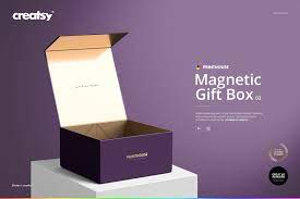 Download Magnetic Gift Box Mockup Set 02 In 2020 Magnetic Gift Box Box Mockup Gift Box