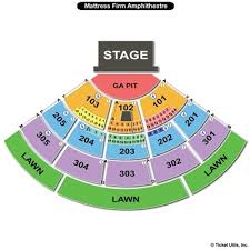 Mattress Firm Amphitheatre Seating Chart Ticket Solutions